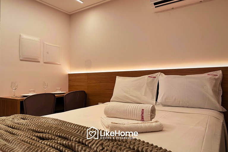 Flat c/ vista jardim HIT - LikeHome Hospedagens