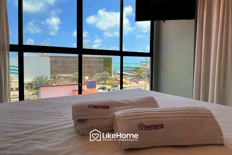 Flat no bessa c/ vista mar e varanda - LikeHome