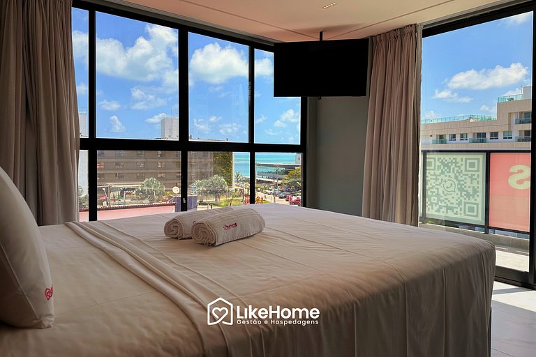 Flat c/ vista Ciel Home - LikeHome Hospedagens