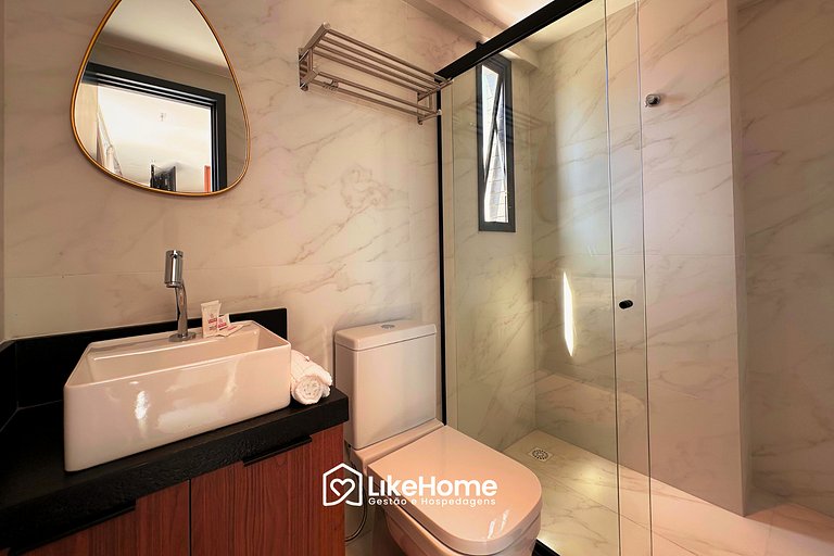 Flat Bessa c/ varanda vista mar - LikeHome