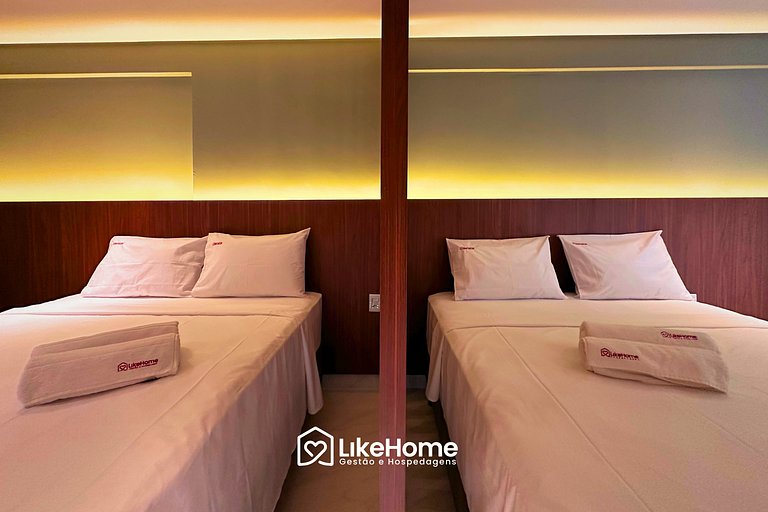 Flat Bessa c/ varanda vista mar - LikeHome