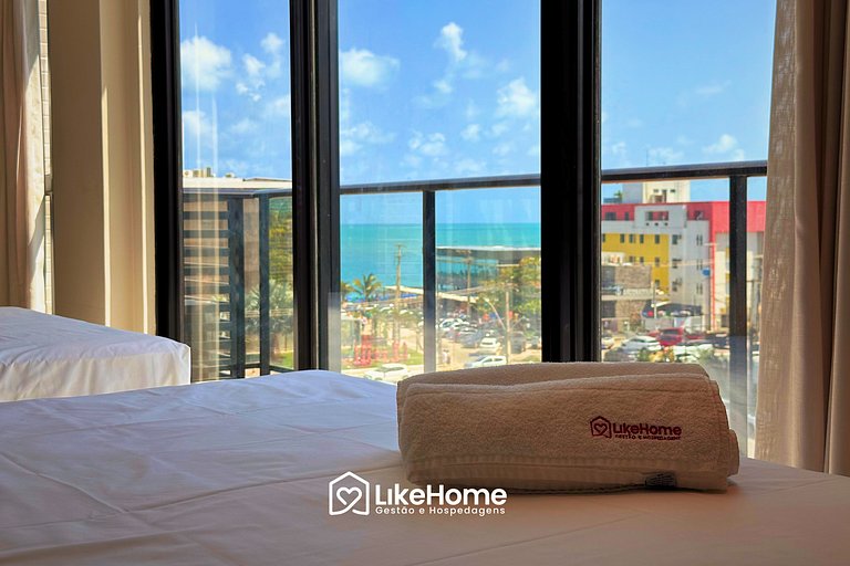 Flat Bessa c/ varanda vista mar - LikeHome