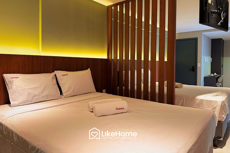 Flat c/ varanda Ciel Home - LikeHome Hospedagens