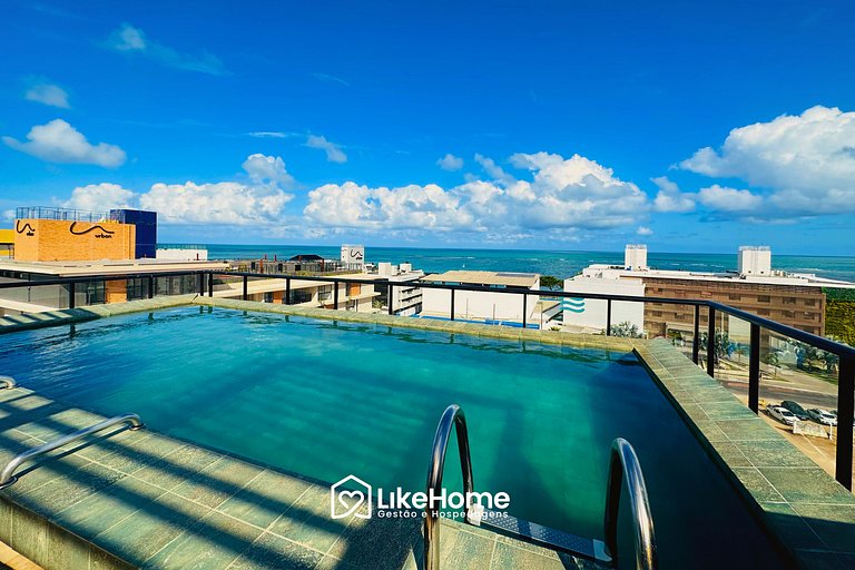 Flat c / vista da cidade na praia bessa - LikeHome