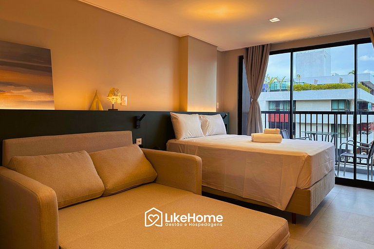 Deluxe Studio Hit Cabo Branco-LikeHome Hospedagens