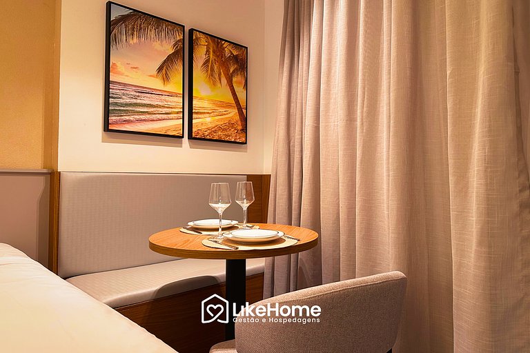 Flat p/ casal com vista mar em Manaíra -LikeHome