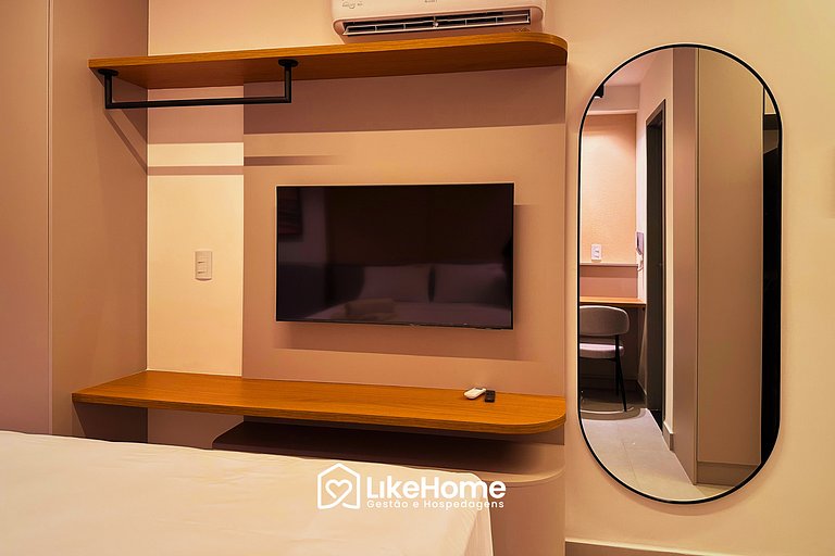 Flat p/ casal com vista mar em Manaíra -LikeHome