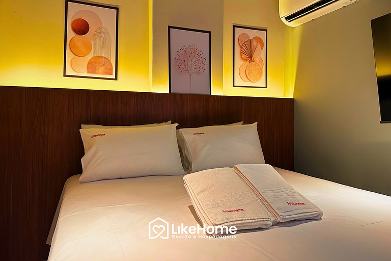 Elegante Flat Ciel Home - LikeHome Hospedagens