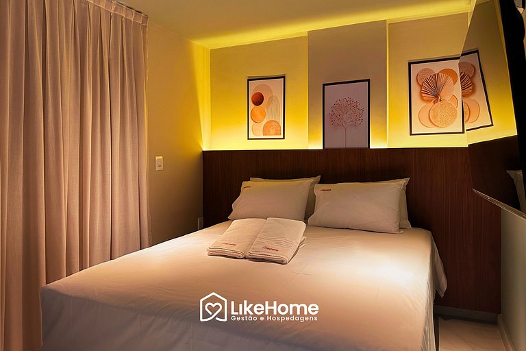 Elegante Flat Ciel Home - LikeHome Hospedagens