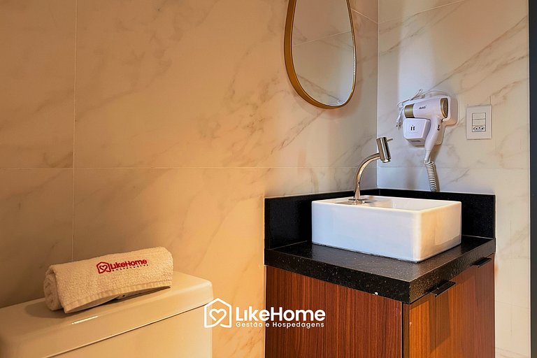 Elegante Flat Ciel Home - LikeHome Hospedagens