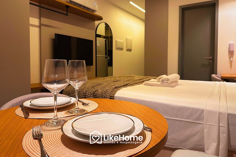 Flat p/ casal com vista mar em Manaíra -LikeHome