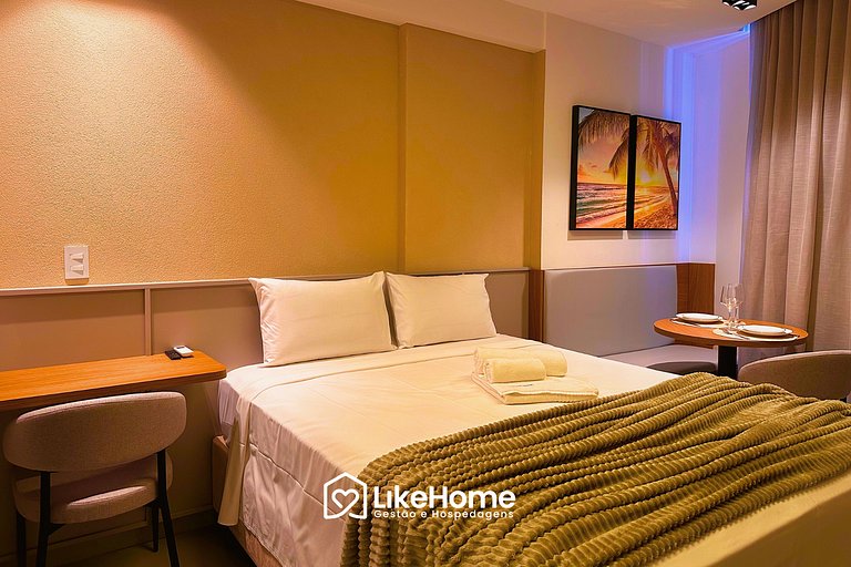 Flat p/ casal com vista mar em Manaíra -LikeHome