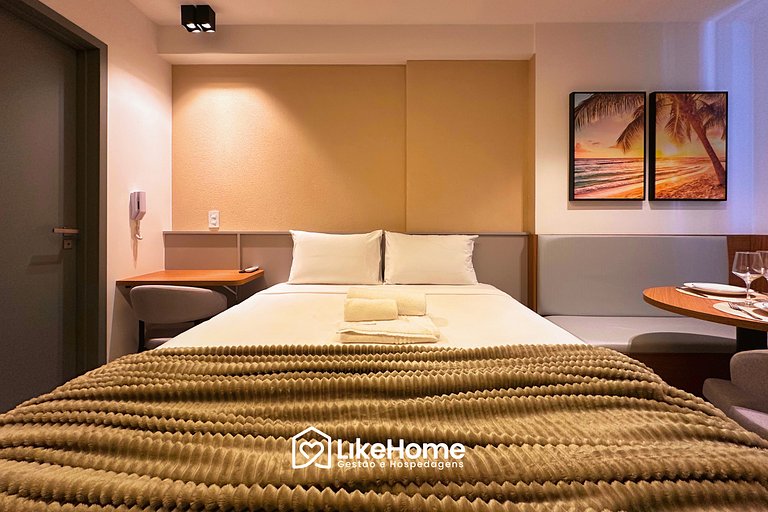 Flat p/ casal com vista mar em Manaíra -LikeHome