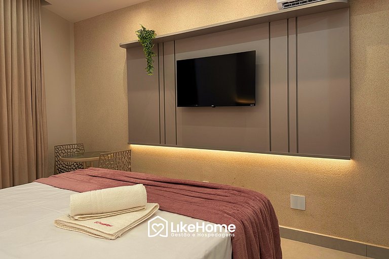 Incomparável flat Solaz - LikeHome Hospedagens