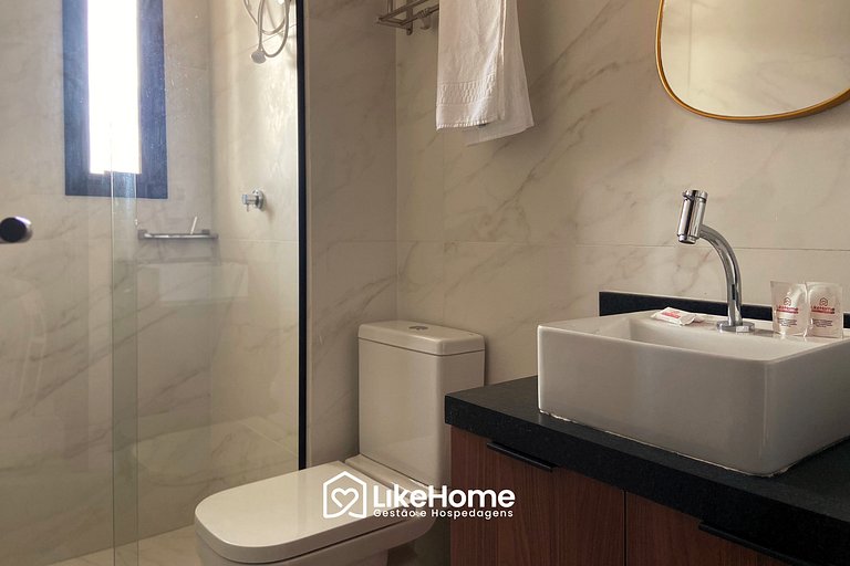 Harmonioso Flat Ciel Home - LikeHome Hospedagens