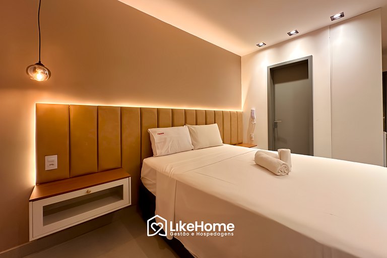 Lindo Flat com vista mar no Solaz - LikeHome