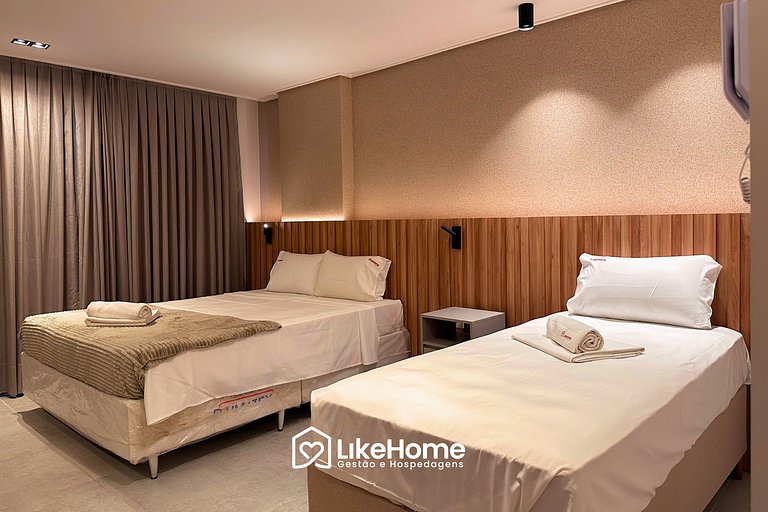 Flat em Cabo Branco praia p/ 4 pessoas - LikeHome