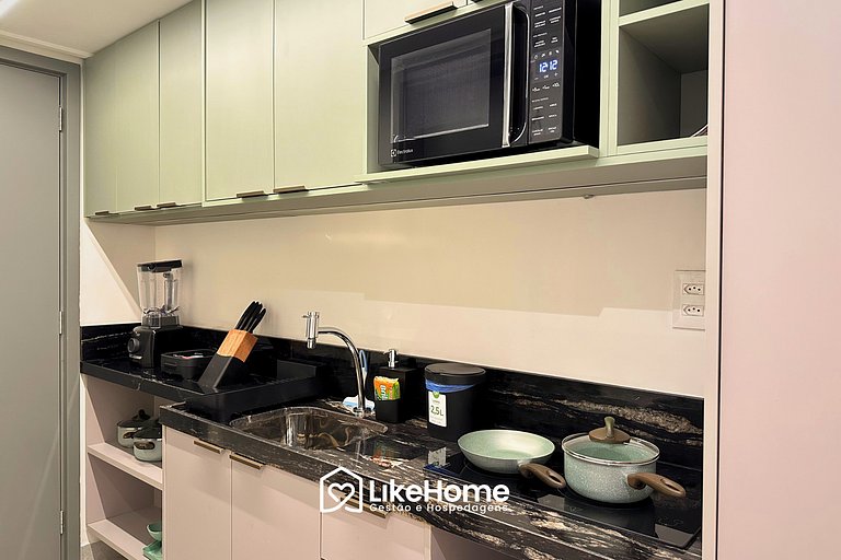 Lindo Flat c/ vista mar HIT - LikeHome Hospedagens