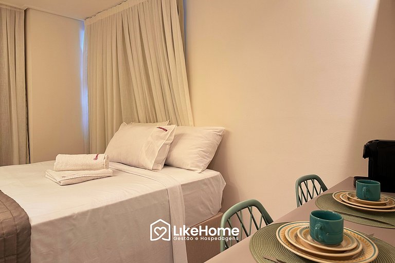 Flat praia vista mar Cabo Branco - LikeHome