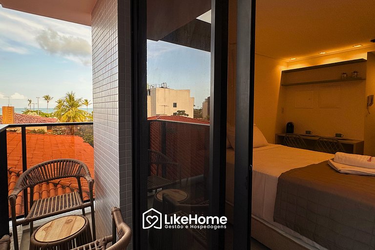 Flat praia vista mar Cabo Branco - LikeHome
