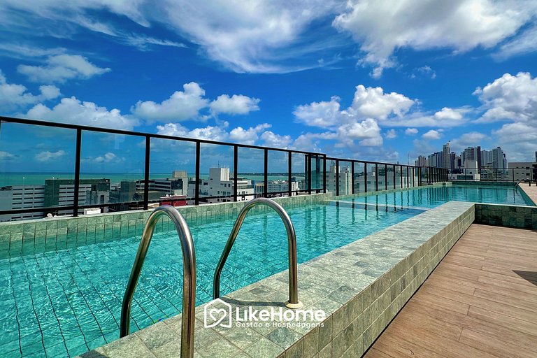 Primoroso Flat Move Tambaú - LikeHome Hospedagens