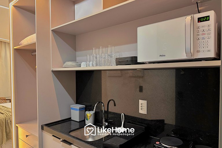 Incomparável flat Solaz - LikeHome Hospedagens