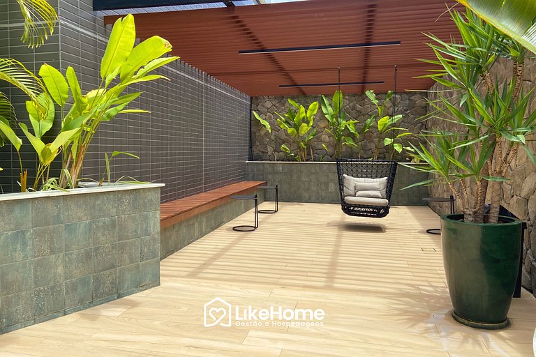 Belo flat beira-mar Bessa c/ varanda - LikeHome