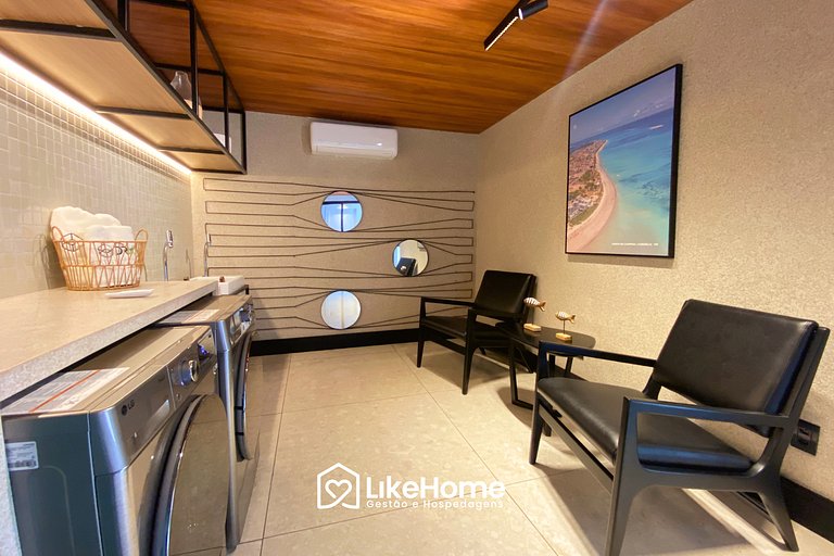 Belo flat beira-mar Bessa c/ varanda - LikeHome