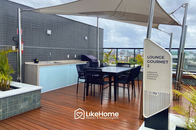 Belo flat beira-mar Bessa c/ varanda - LikeHome
