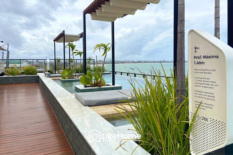 Belo flat beira-mar Bessa c/ varanda - LikeHome