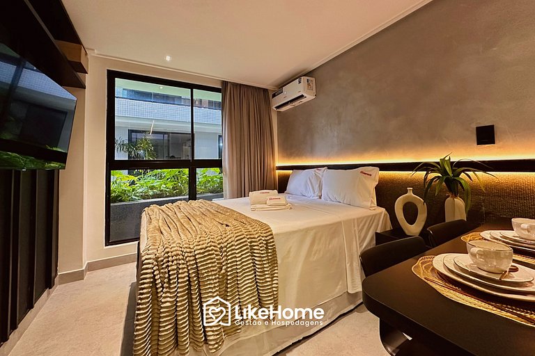 Flat Garden View na praia de cabo branco -LikeHome