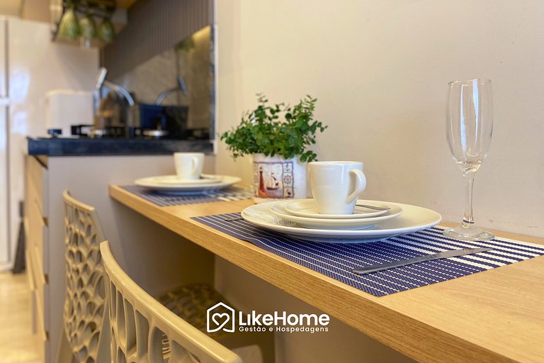 Surreal Flat c/ varanda beira-mar Bessa - LikeHome