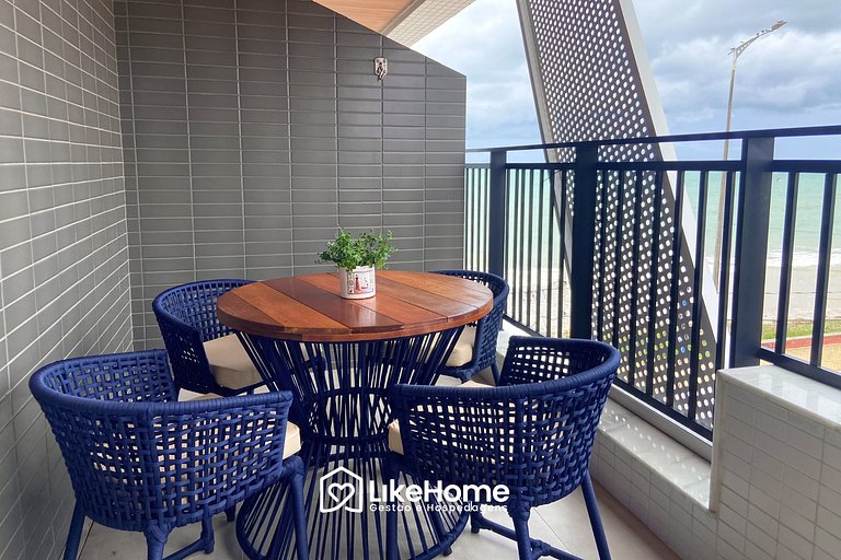 Surreal Flat c/ varanda beira-mar Bessa - LikeHome