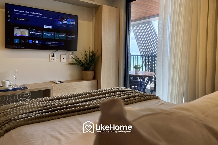 Surreal Flat c/ varanda beira-mar Bessa - LikeHome