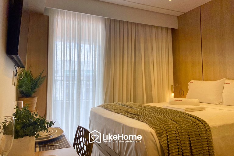 Surreal Flat c/ varanda beira-mar Bessa - LikeHome