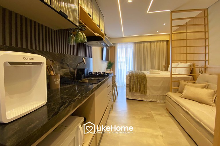 Surreal Flat c/ varanda beira-mar Bessa - LikeHome