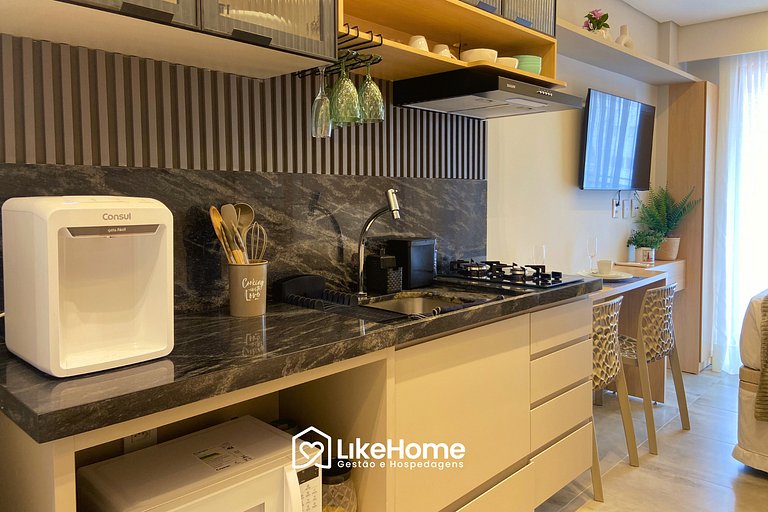 Surreal Flat c/ varanda beira-mar Bessa - LikeHome