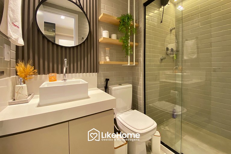 Surreal Flat c/ varanda beira-mar Bessa - LikeHome