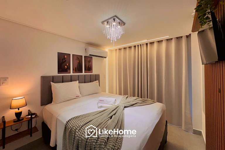 Flat encantador a 50m da orla JP - LikeHome