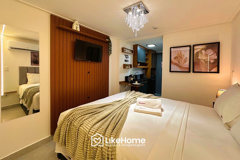 Flat encantador a 50m da orla JP - LikeHome
