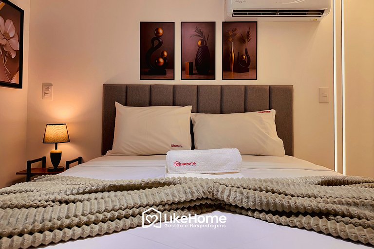Flat encantador a 50m da orla JP - LikeHome