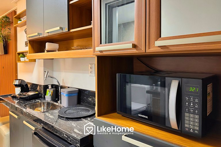 Flat encantador a 50m da orla JP - LikeHome