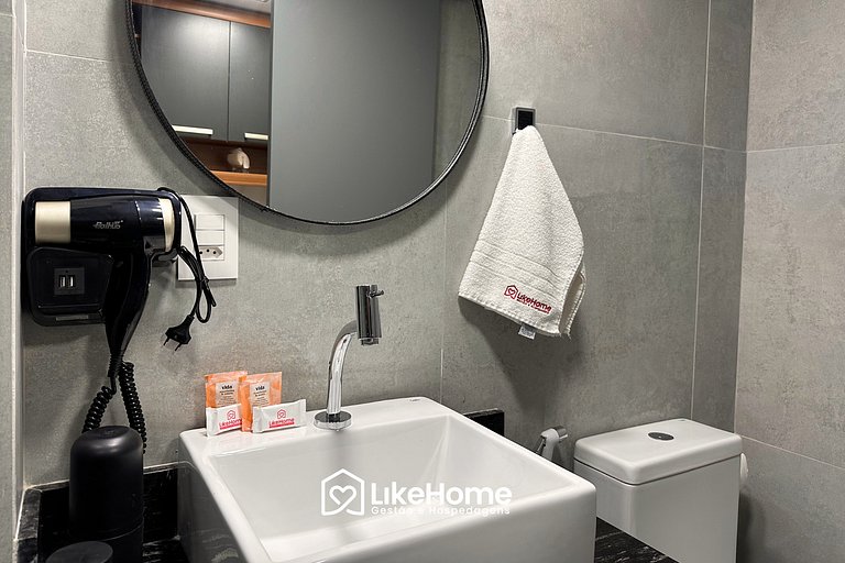 Flat encantador a 50m da orla JP - LikeHome