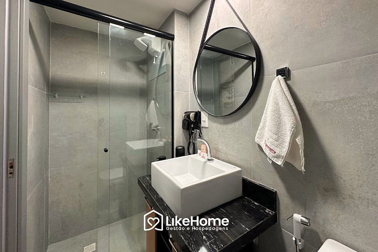 Flat encantador a 50m da orla JP - LikeHome