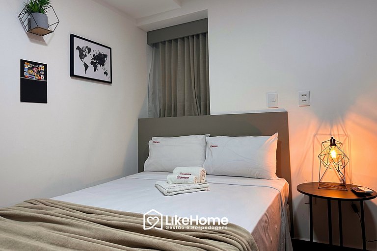 Flat compacto completo em Tambaú - LikeHome