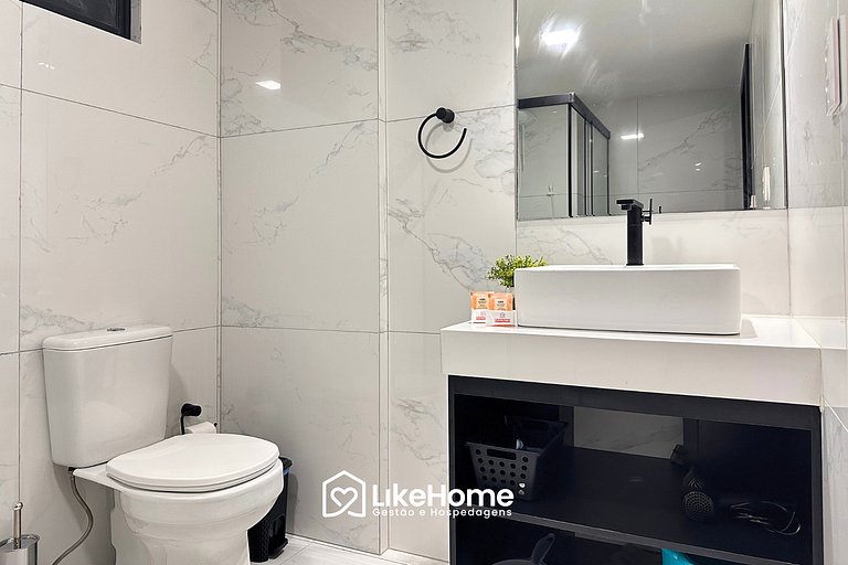 Flat compacto completo em Tambaú - LikeHome