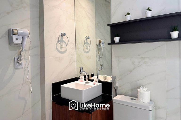 Incomparável flat Ciel Home -LikeHome Hospedagens