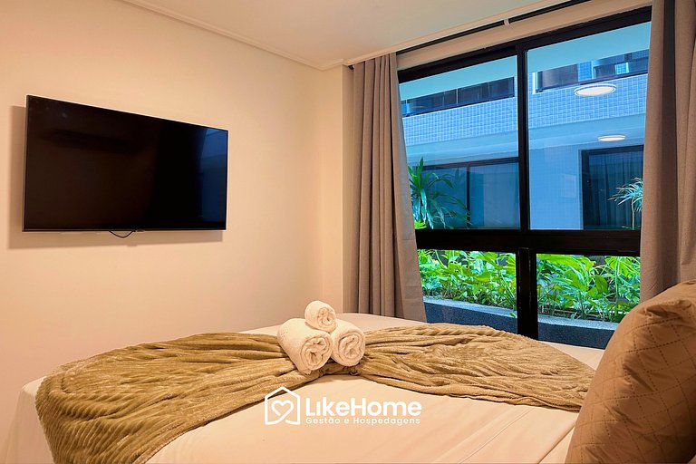 Garden Studio HIT Cabo Branco -LikeHome Hospedagem