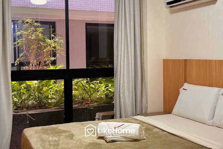 Flat c/ vista jardim praia Cabo Branco - LikeHome