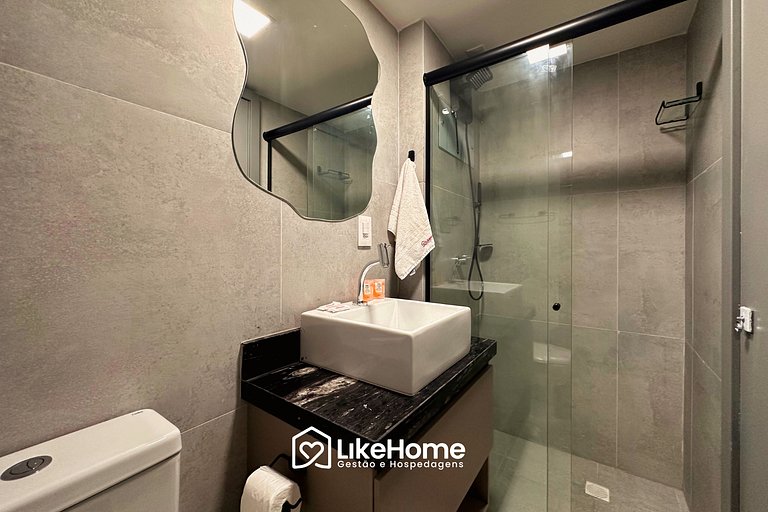 Flat c/ vista jardim praia Cabo Branco - LikeHome